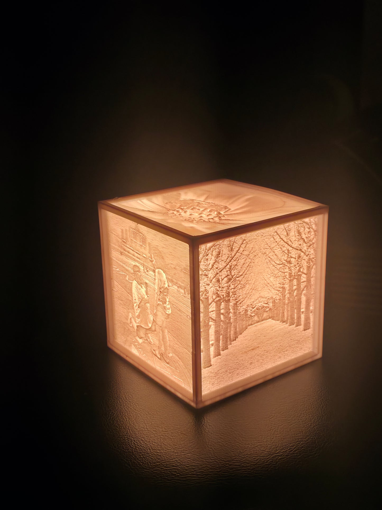 Four Image Lithophane box