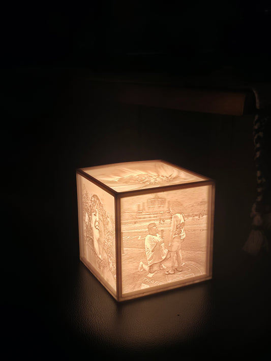 Four Image Lithophane box